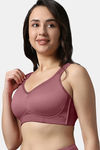 Amante Padded Non Wired Full Coverage Super Support Bra - Mesa Rose — thumbnail 2